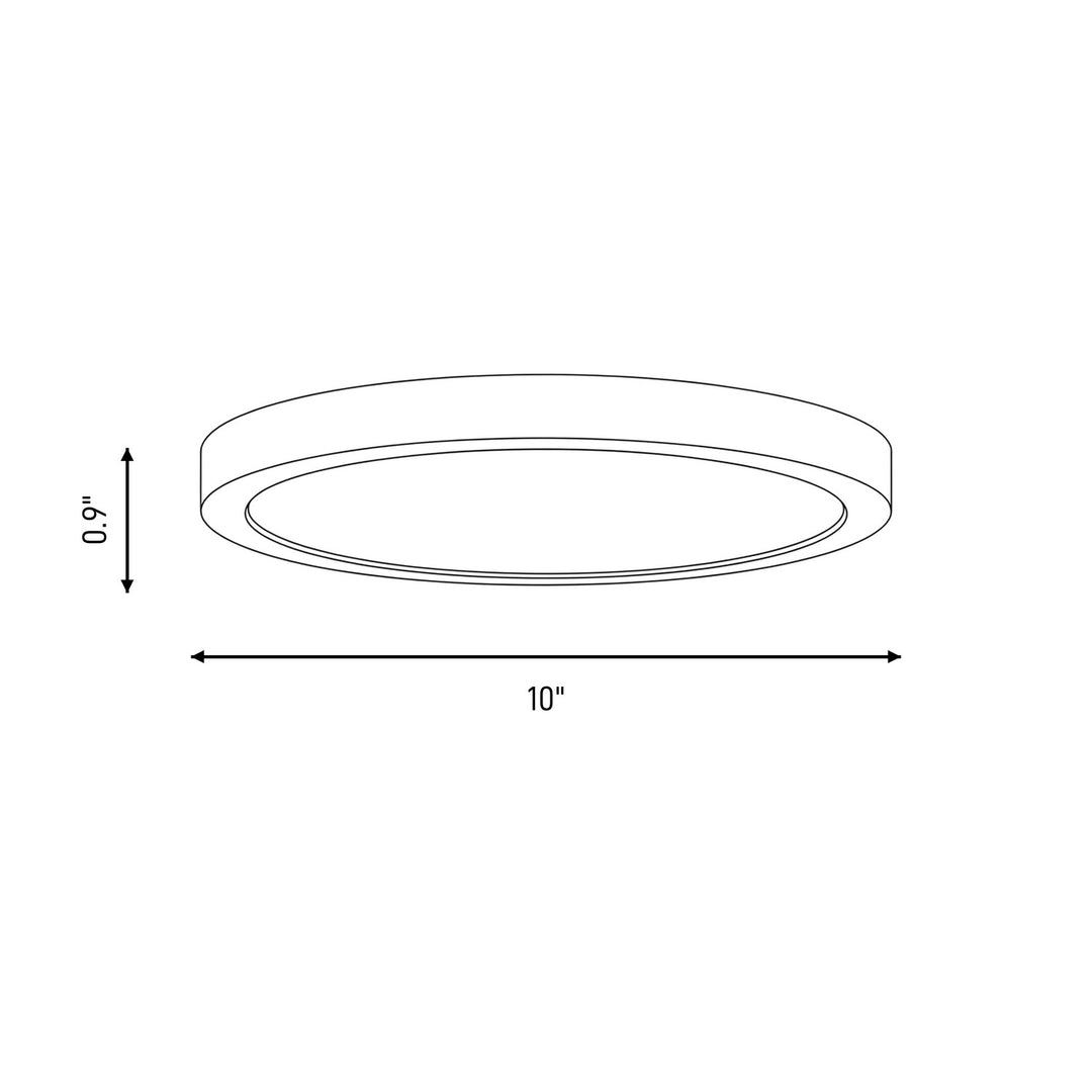 Savoy House - 6-3333-10-BK - LED Flush Mount - Black