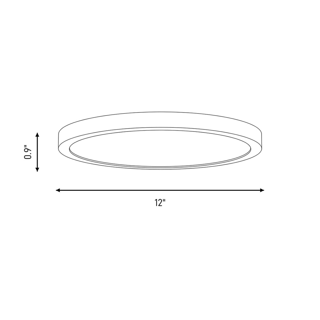 Savoy House - 6-3333-12-WH - LED Flush Mount - White