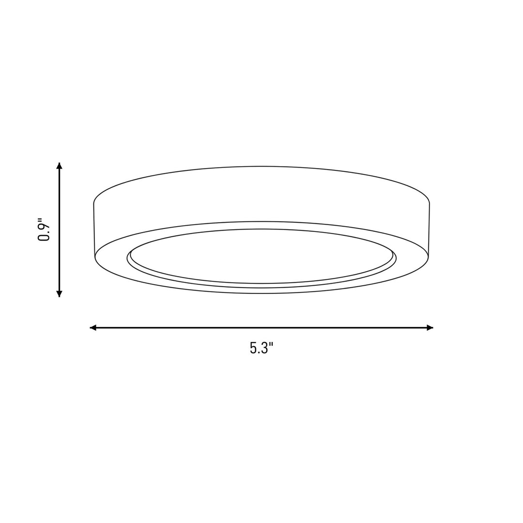 Savoy House - 6-3333-5-BK - LED Flush Mount - Black