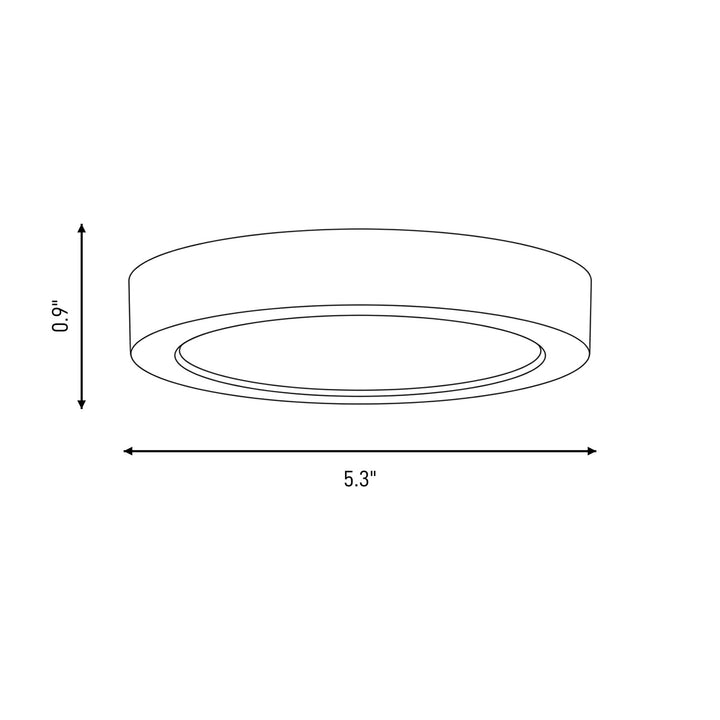 Savoy House - 6-3333-5-BK - LED Flush Mount - Black