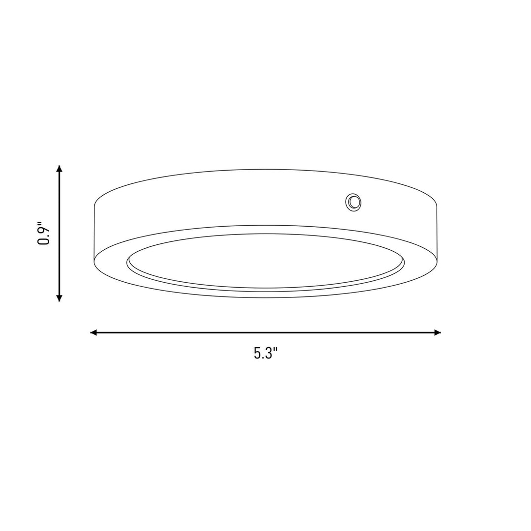 Savoy House - 6-3333-5-WH - LED Flush Mount - White