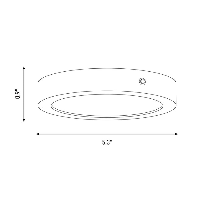 Savoy House - 6-3333-5-WH - LED Flush Mount - White