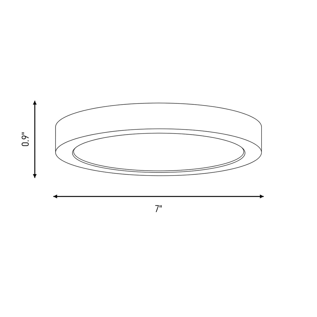 Savoy House - 6-3333-7-WH - LED Flush Mount - White