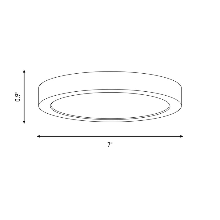 Savoy House - 6-3333-7-WH - LED Flush Mount - White