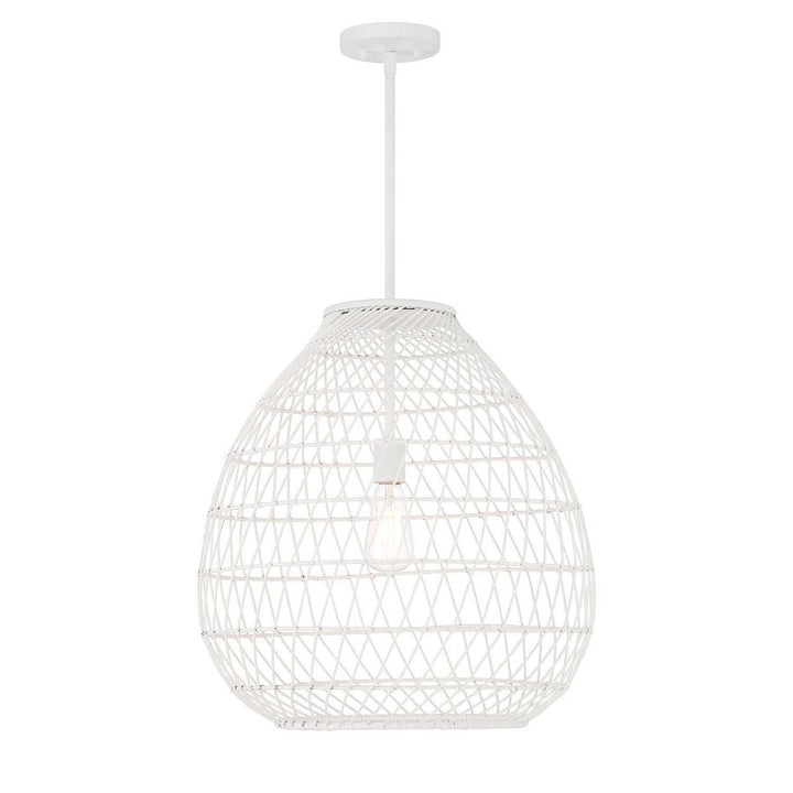 Savoy House - 7-7681-1-83 - One Light Pendant - Maya - Bisque White