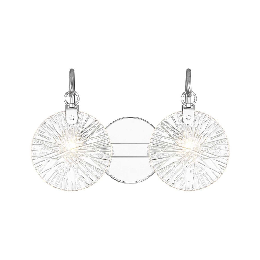 Addison Two Light Bathroom Vanity in Polished Chrome Savoy House