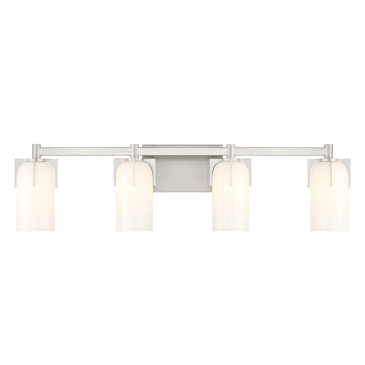Savoy House - 8-4128-4-SN - Four Light Bathroom Vanity - Caldwell - Satin Nickel