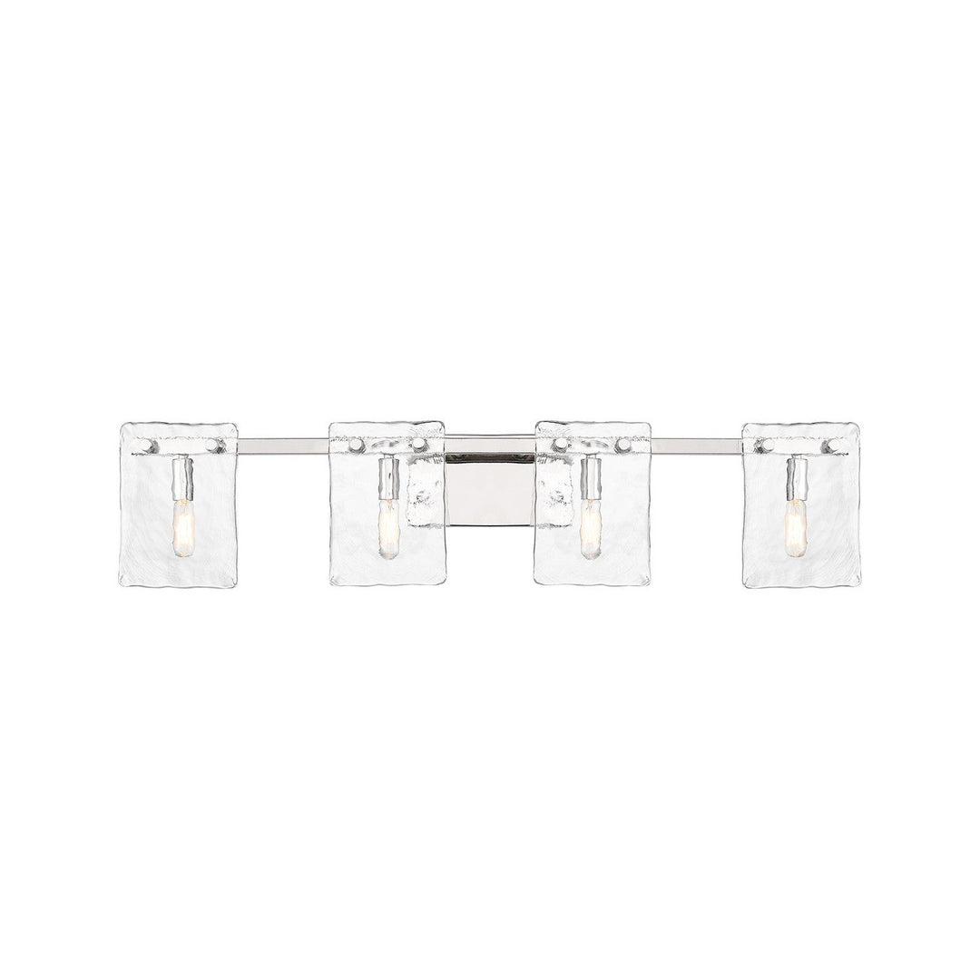 Genry Four Light Bathroom Vanity in Polished Nickel Savoy House