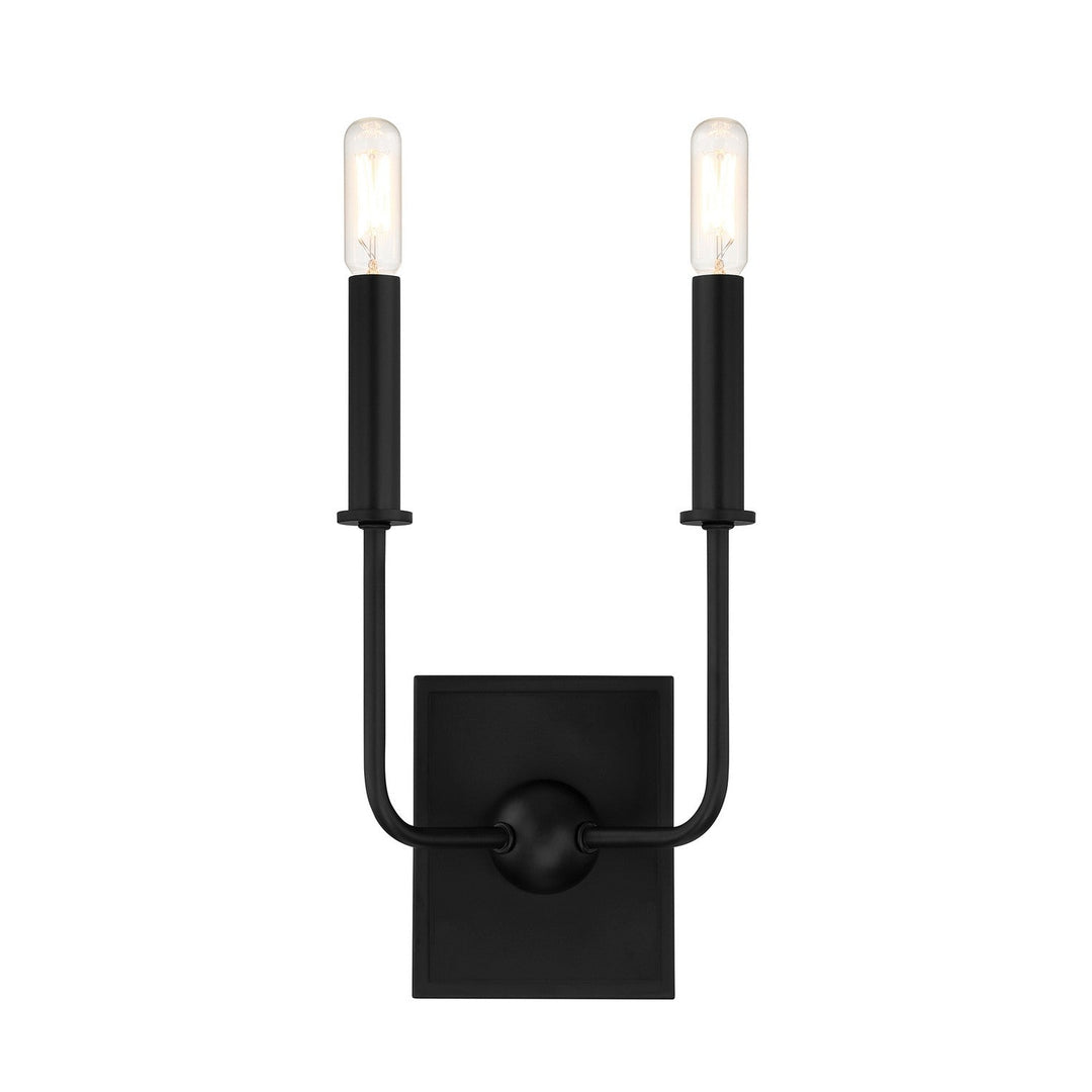 Avondale Two Light Wall Sconce in Matte Black Savoy House