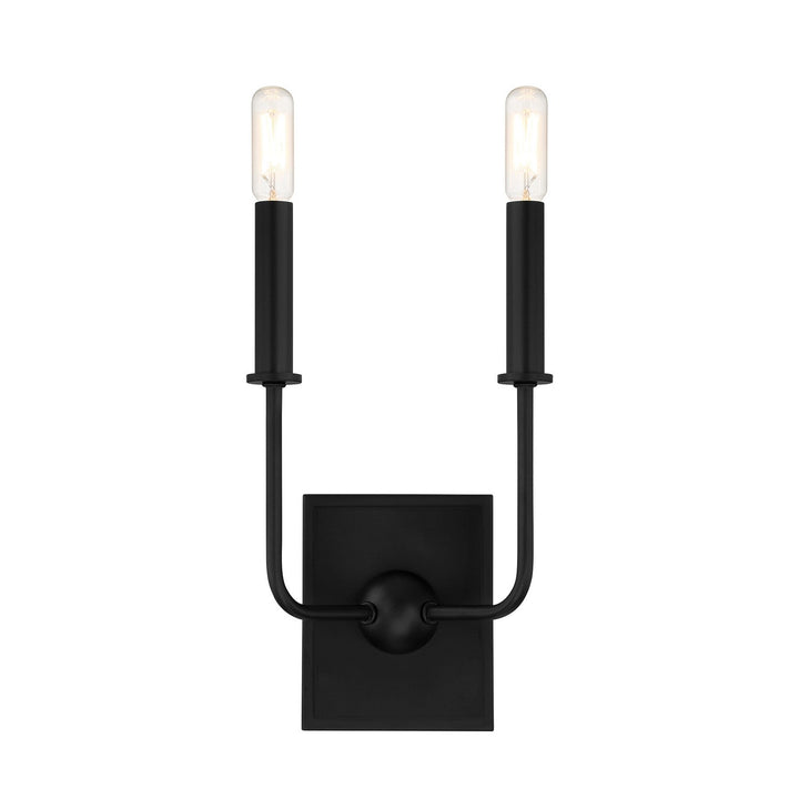 Avondale Two Light Wall Sconce in Matte Black Savoy House
