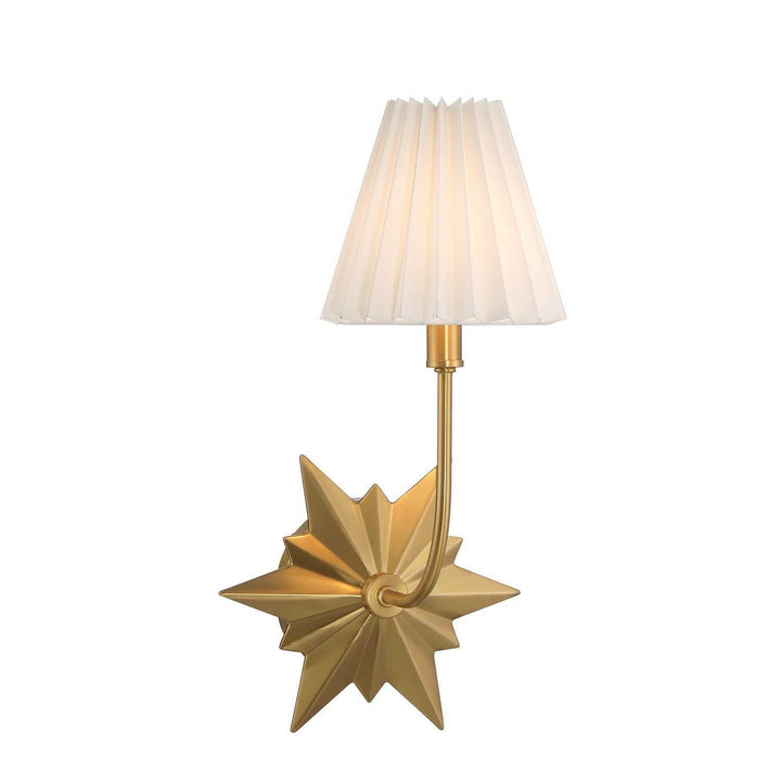 Crestwood One Light Wall Sconce in Warm Brass Savoy House