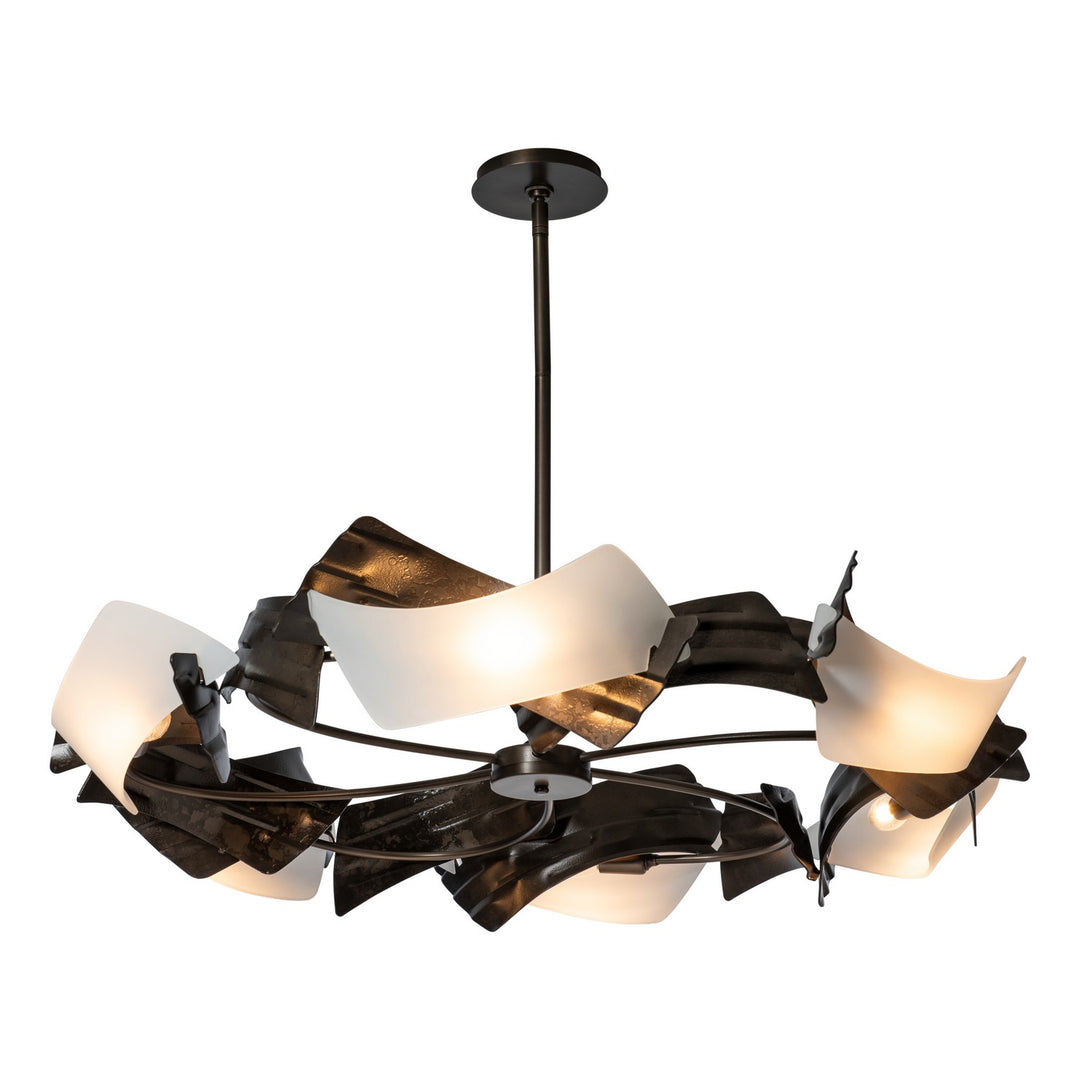 Hubbardton Forge Canada - 132161-SKT-MULT-07-FD0790 - Six Light Pendant - Crest - Dark Smoke