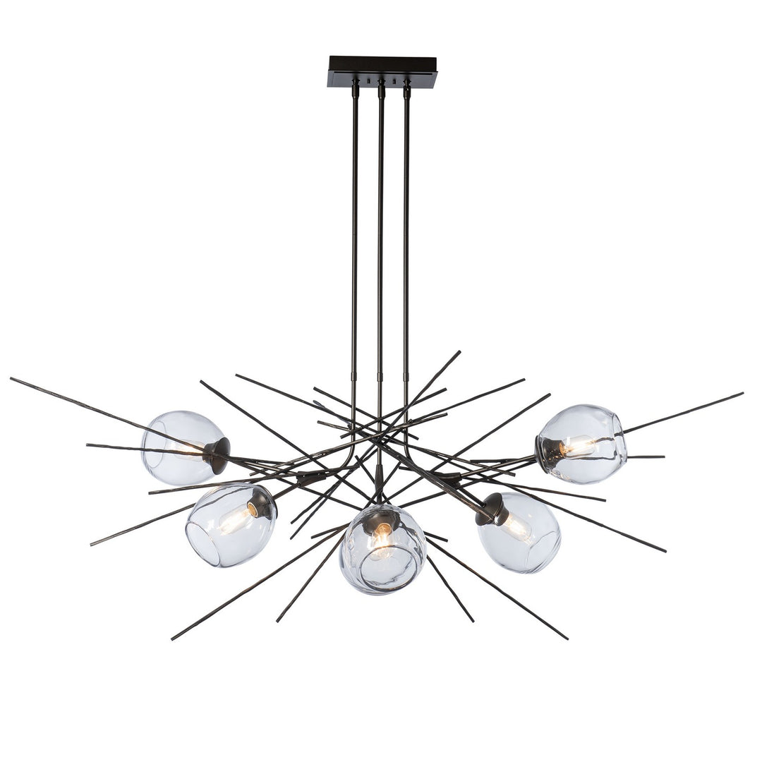 Hubbardton Forge Canada - 137750-SKT-MULT-14-ZM0788 - Six Light Pendant - Griffin - Oil Rubbed Bronze