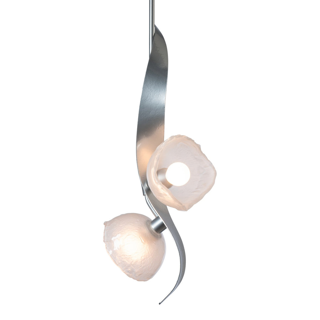 Mika Two Light Pendant in Sterling - available from The Lighting Shoppe, trusted by Canadian homeowners