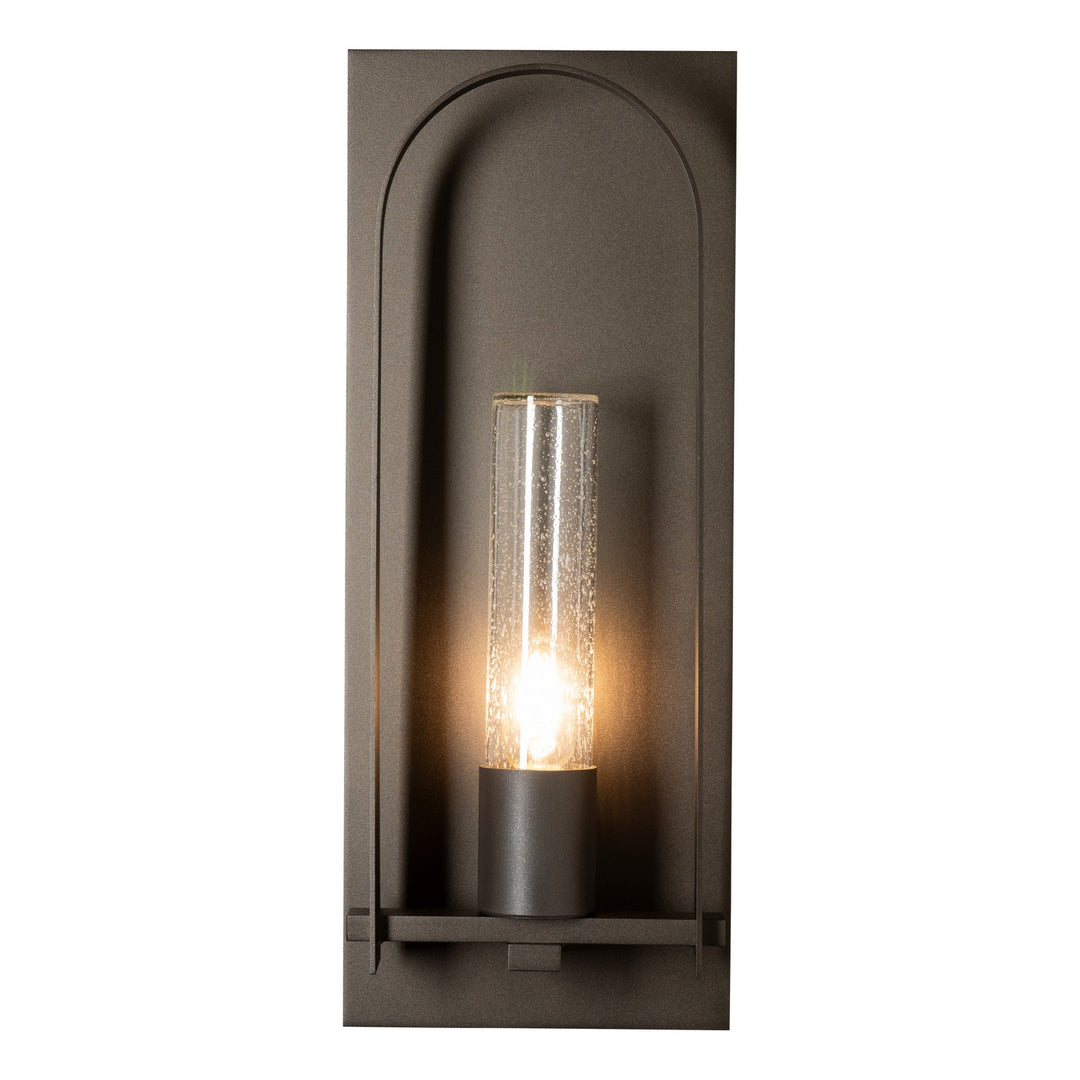 Hubbardton Forge Canada - 302031-SKT-14-GG0781 - One Light Outdoor Wall Sconce - Triomphe - Oil Rubbed Bronze