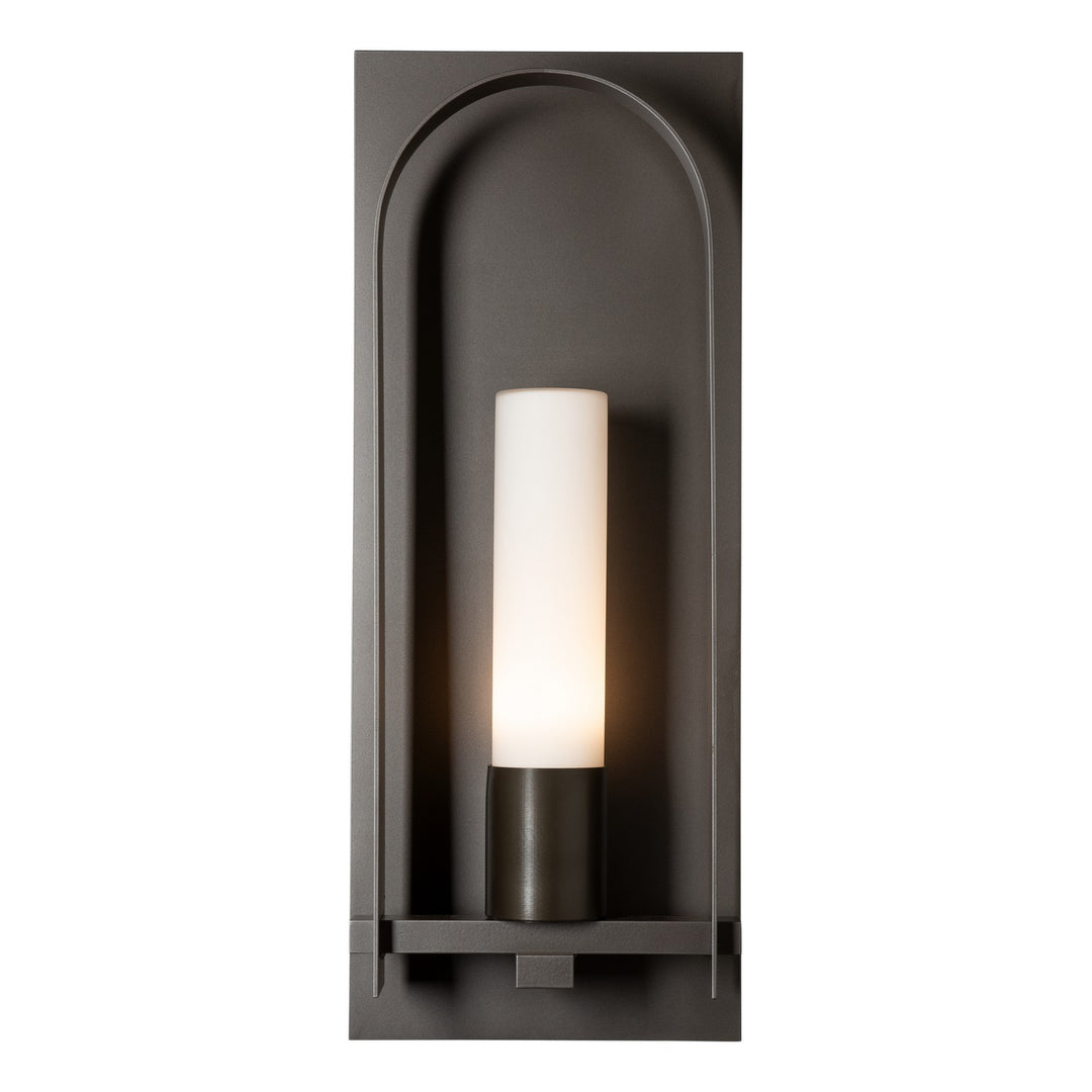 Hubbardton Forge Canada - 302032-SKT-77-GG0783 - One Light Outdoor Wall Sconce - Triomphe - Coastal Dark Smoke