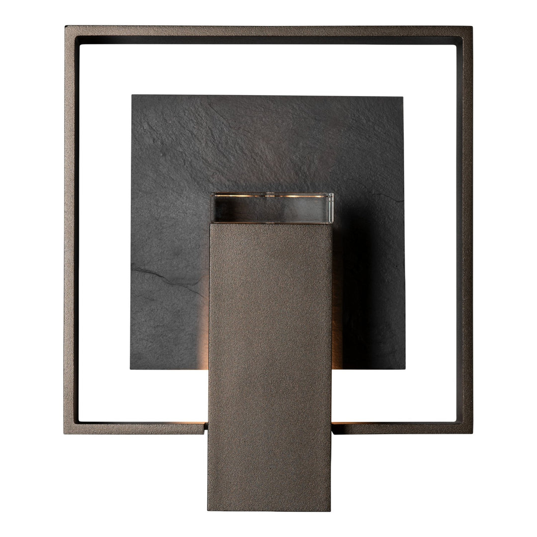 Hubbardton Forge Canada - 302602-SKT-14-SL-ZM0546 - One Light Outdoor Wall Sconce - Shadow Box - Oil Rubbed Bronze