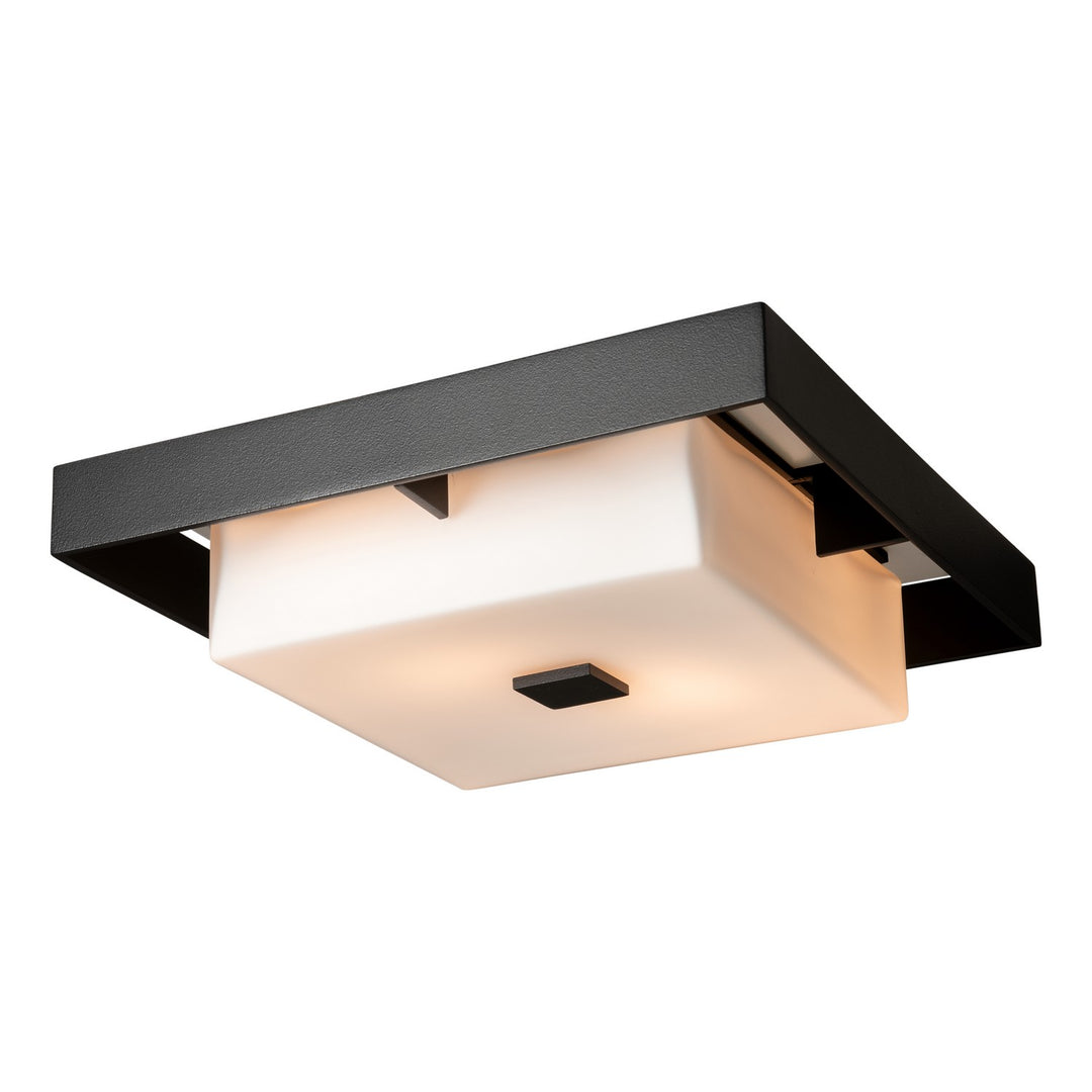 Hubbardton Forge Canada - 363100-SKT-80-78-GG0784 - Two Light Outdoor Flush Mount - Shadow Box - Coastal Black