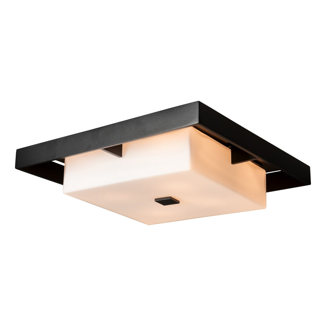 Hubbardton Forge Canada - 363102-SKT-80-77-GG0785 - Four Light Outdoor Flush Mount - Shadow Box - Coastal Black