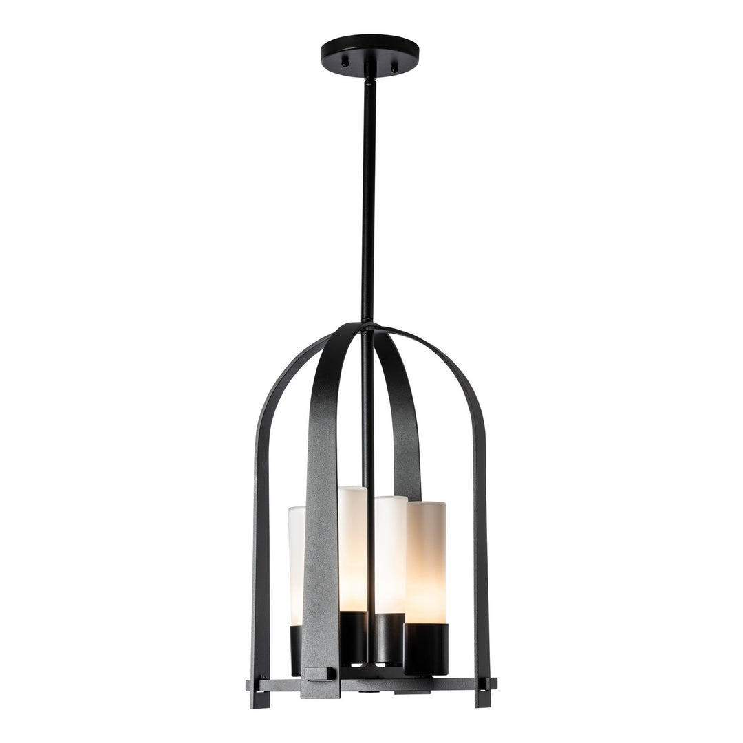 Hubbardton Forge Canada - 364030-SKT-MULT-80-GG0392 - Four Light Outdoor Lantern - Triomphe - Coastal Black