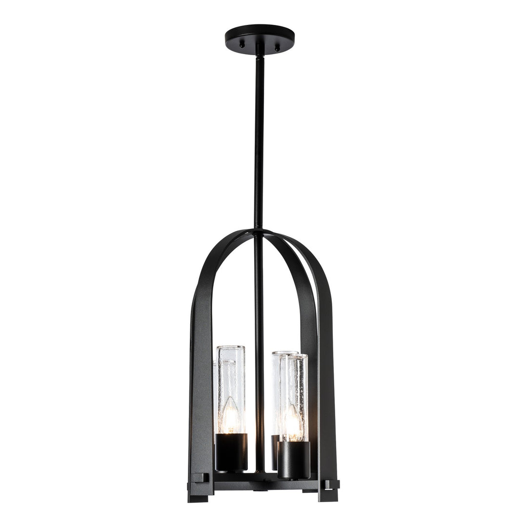 Hubbardton Forge Canada - 364030-SKT-MULT-80-II0392 - Four Light Outdoor Lantern - Triomphe - Coastal Black