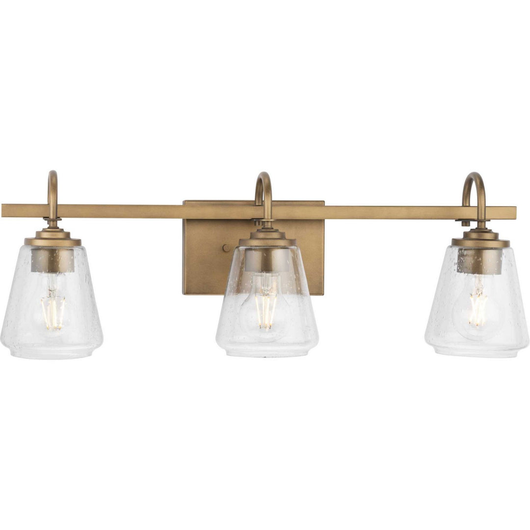 Martenne Three Light Bath & Vanity in Aged Bronze - available from The Lighting Shoppe, trusted by Canadian homeowners