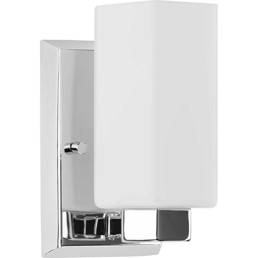 Estrada One Light Bath & Vanity Light in Polished Chrome - available from The Lighting Shoppe, trusted by Canadian homeowners