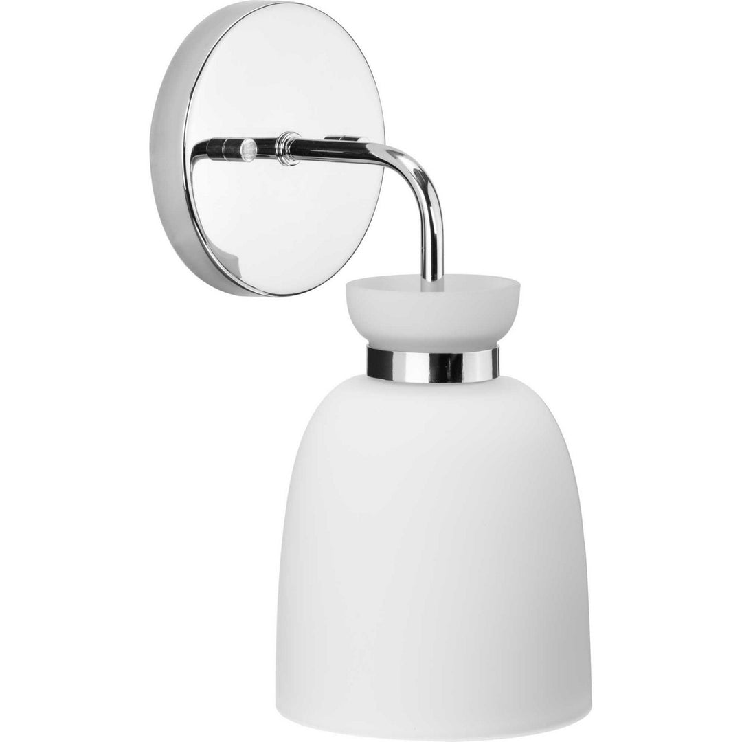 Lexie One Light Bath & Vanity Light in Polished Chrome - available from The Lighting Shoppe, trusted by Canadian homeowners