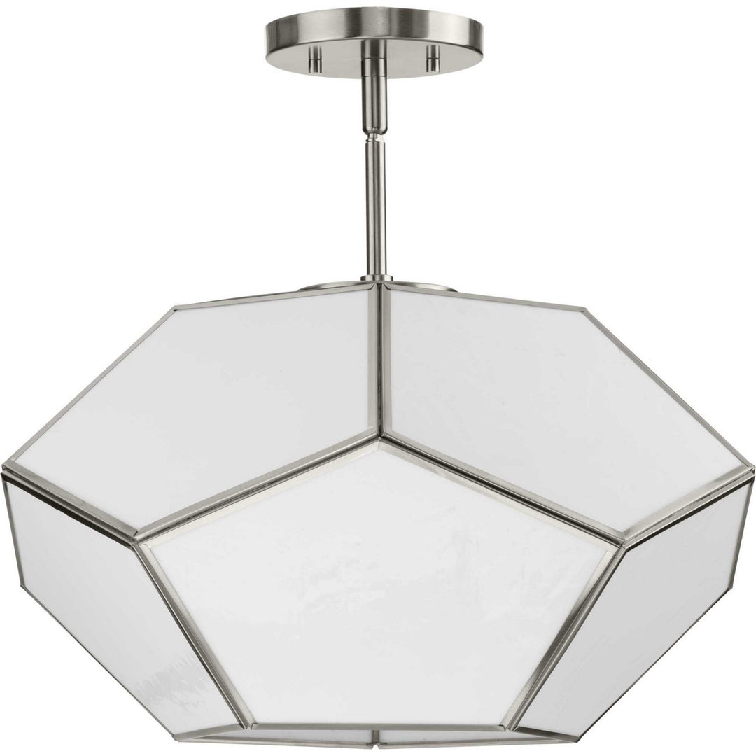 Progress Canada - P350261-009 - Three Light Flush Mount - Latham - Brushed Nickel