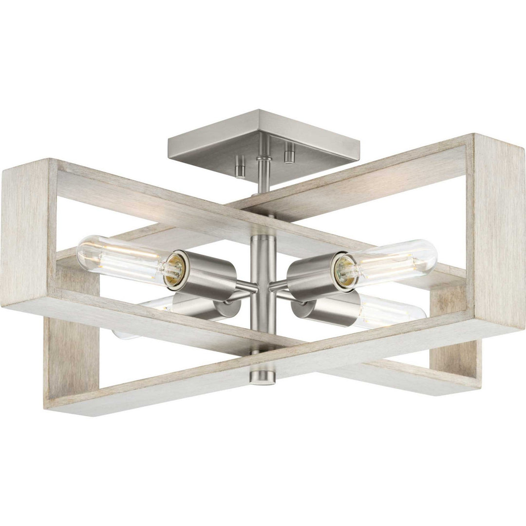 Progress Canada - P350269-009 - Four Light Flush Mount - Boundary - Brushed Nickel