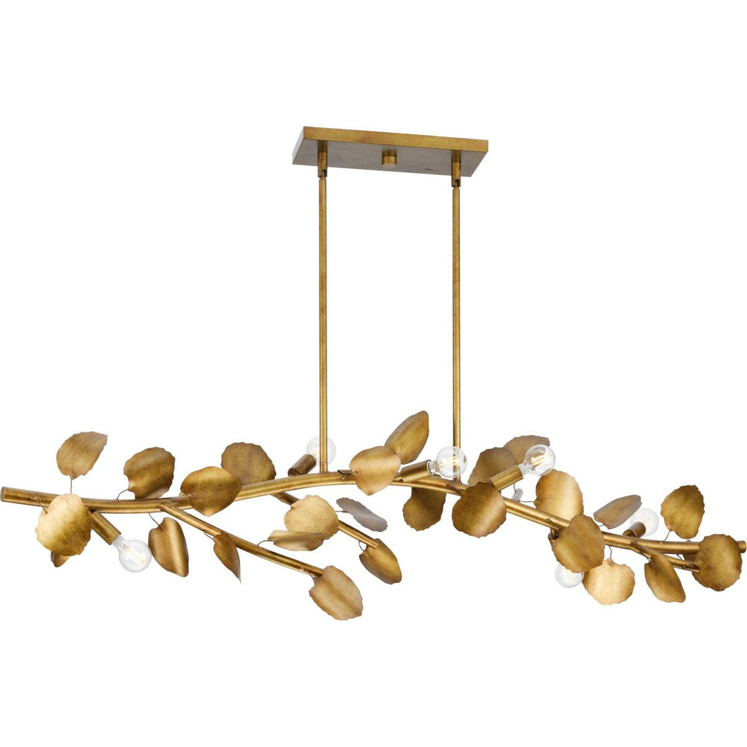 Laurel Seven Light Island Pendant in Gold Ombre - available from The Lighting Shoppe, trusted by Canadian homeowners