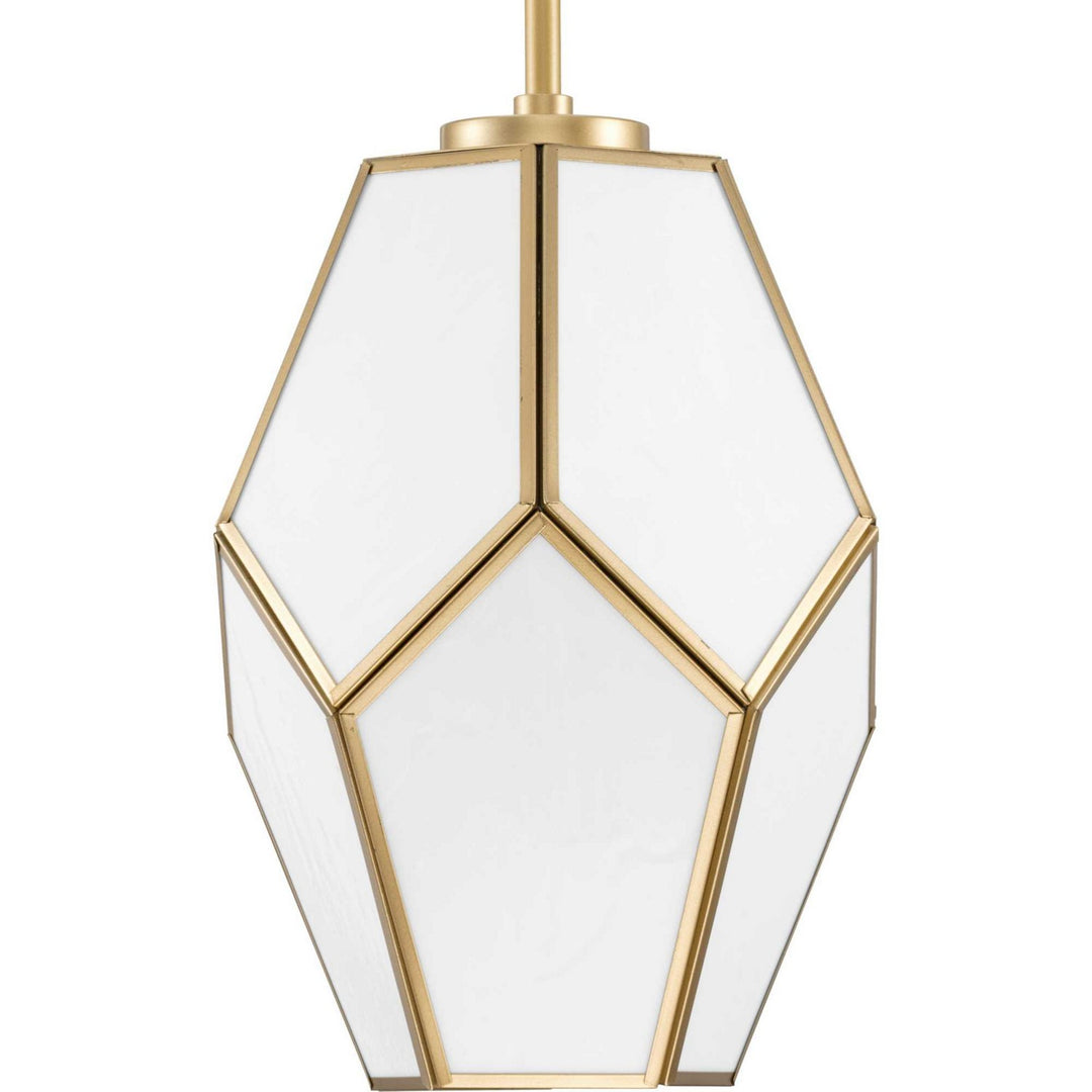 Latham One Light Pendant in Vintage Gold - available from The Lighting Shoppe, trusted by Canadian homeowners