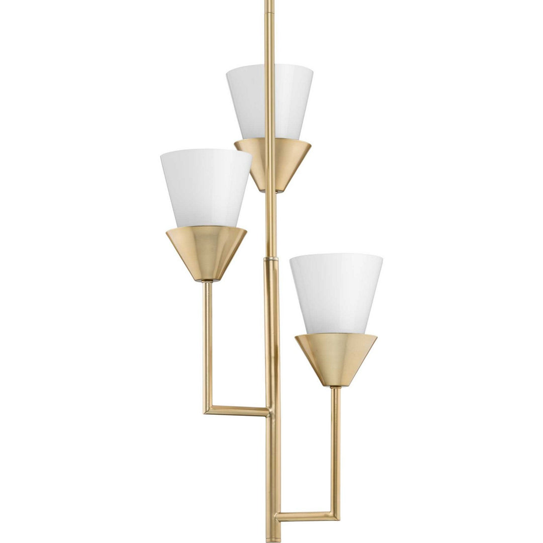 Progress Canada - P500445-205 - Three Light Pendant - Pinellas - Soft Gold