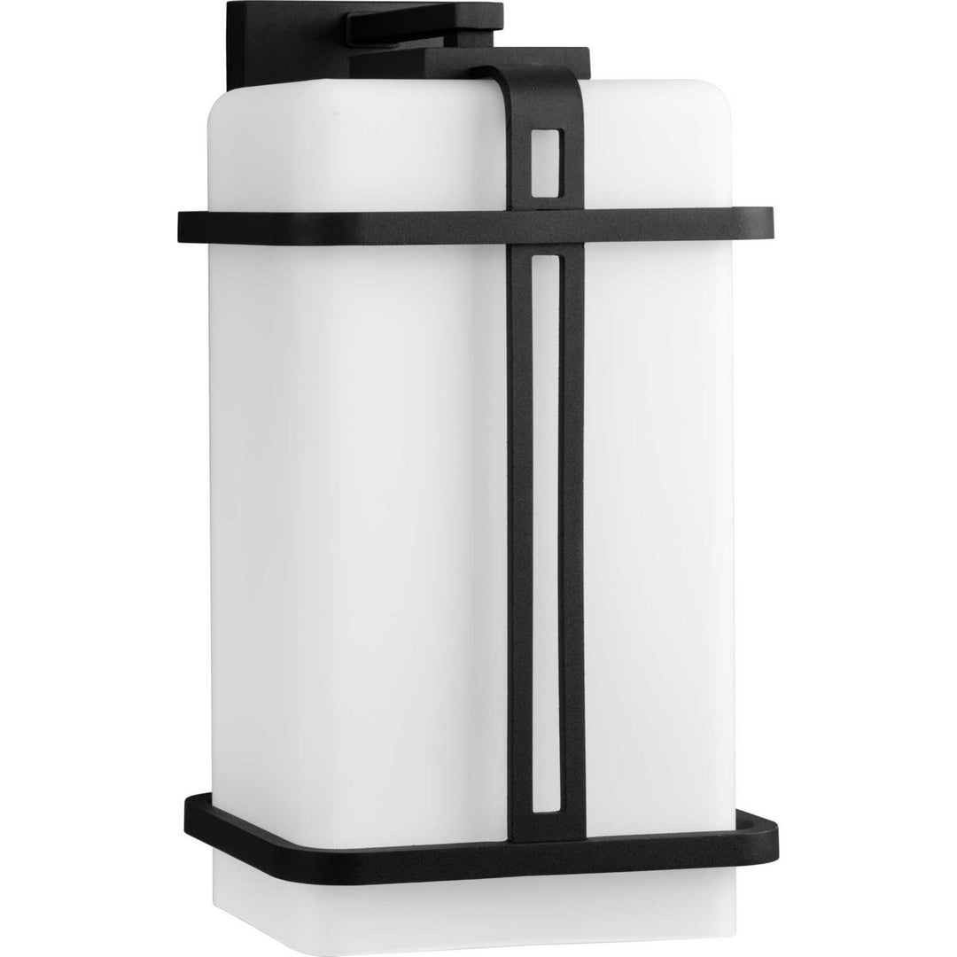 Ellery One Light Outdoor Wall Lantern in Black - available from The Lighting Shoppe, trusted by Canadian homeowners