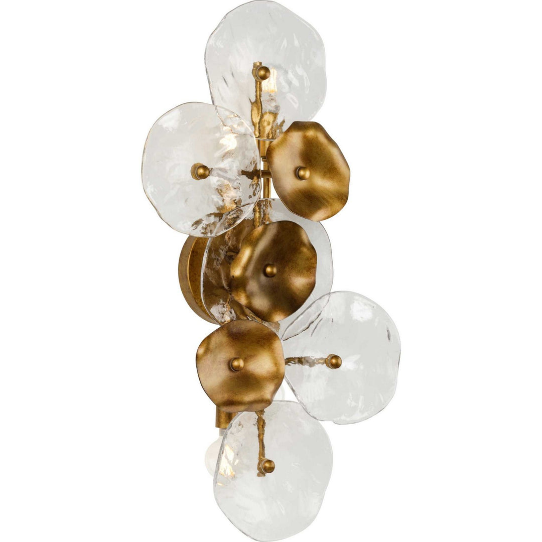 Loretta Four Light Wall Sconce in Gold Ombre - available from The Lighting Shoppe, trusted by Canadian homeowners