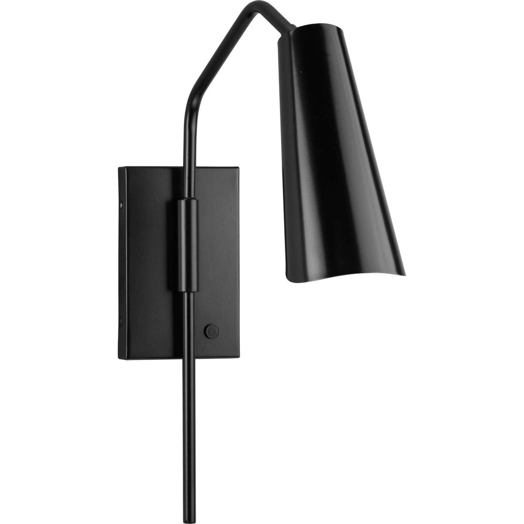 Cornett One Light Wall Bracket in Matte Black - available from The Lighting Shoppe, trusted by Canadian homeowners