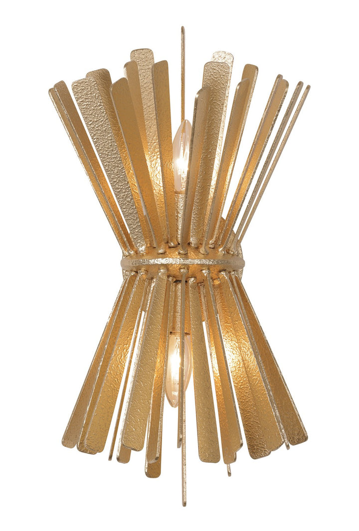 Confluence Two Light Wall Sconce in Piastra Gold - available from The Lighting Shoppe, trusted by Canadian homeowners