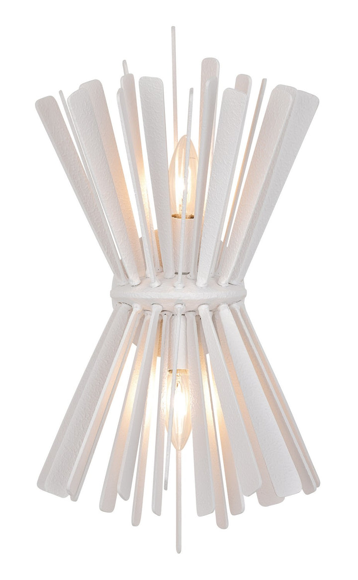 Confluence Two Light Wall Sconce in Piastra White - available from The Lighting Shoppe, trusted by Canadian homeowners