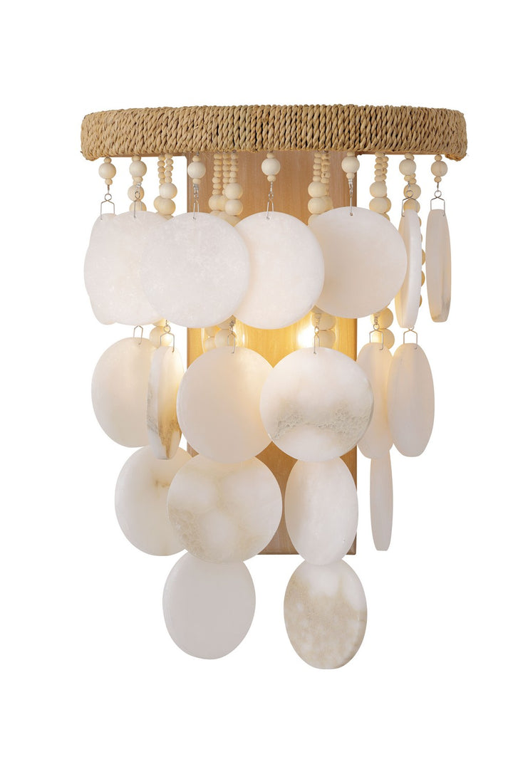 Aurelia's Cove Two Light Wall Sconce in Autumn White - available from The Lighting Shoppe, trusted by Canadian homeowners