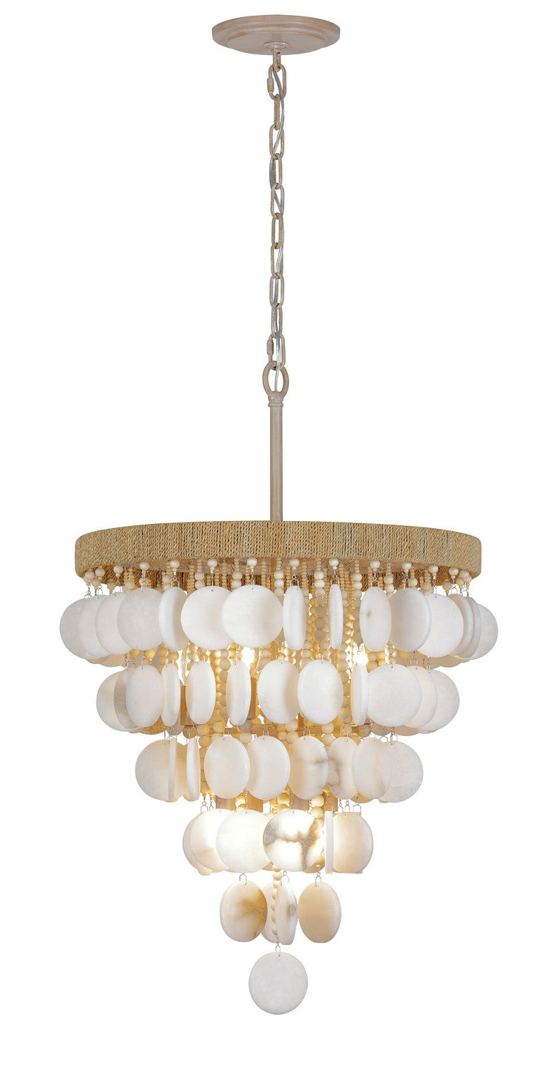 Aurelia's Cove Eight Light Pendant in Autumn White - available from The Lighting Shoppe, trusted by Canadian homeowners