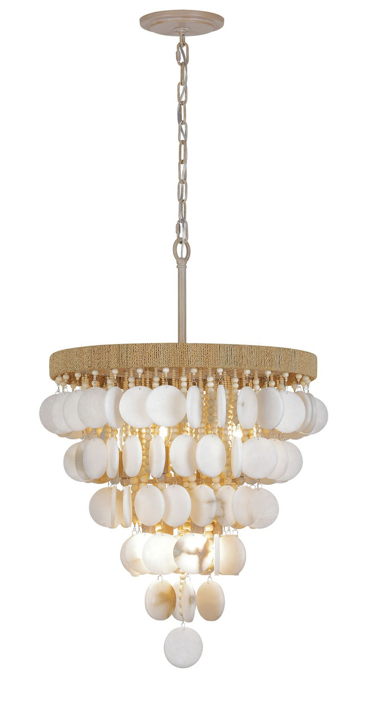 Aurelia's Cove Eight Light Pendant in Autumn White - available from The Lighting Shoppe, trusted by Canadian homeowners