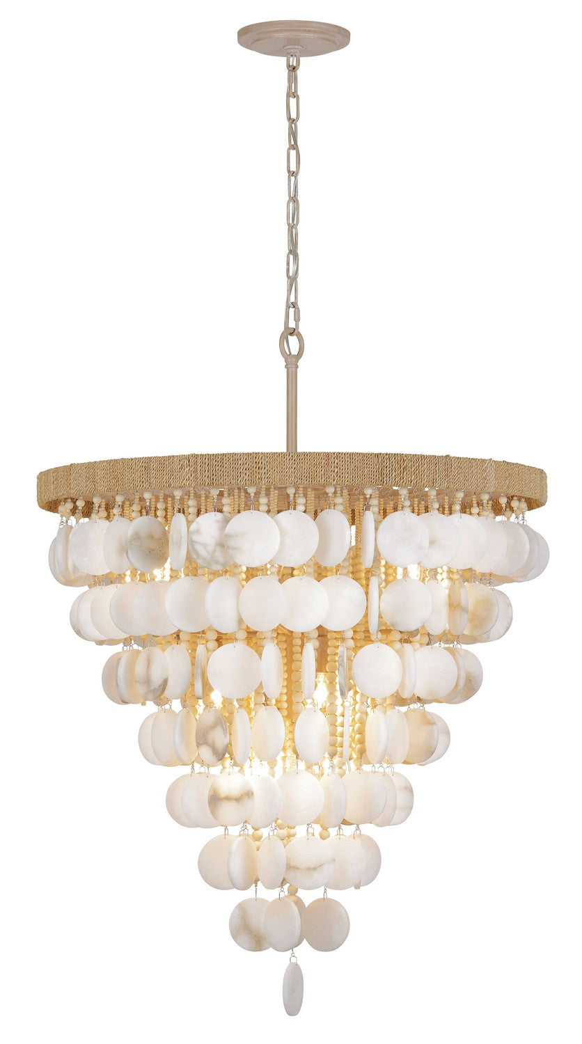 Aurelia's Cove 12 Light Pendant in Autumn White - available from The Lighting Shoppe, trusted by Canadian homeowners