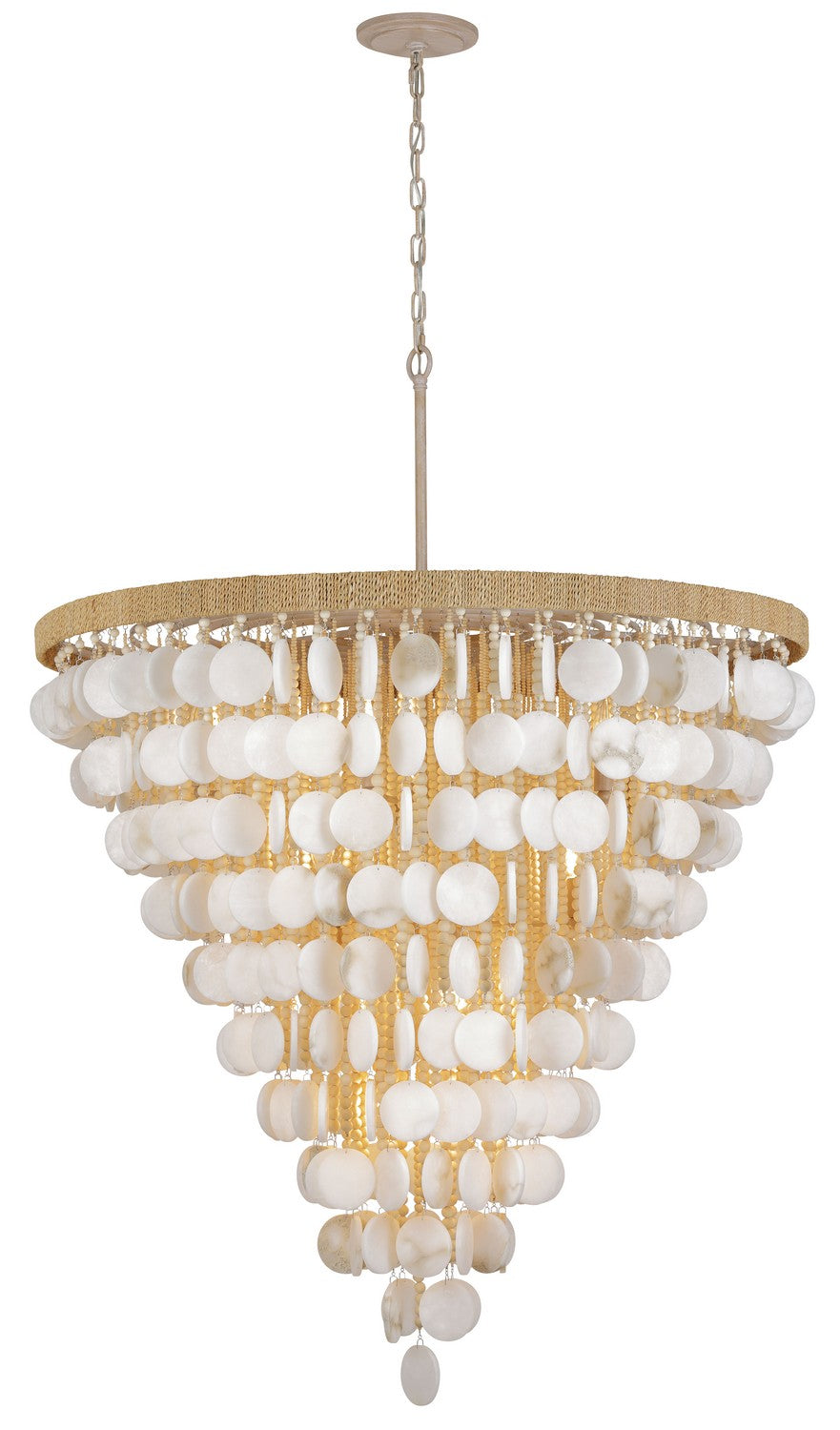 Aurelia's Cove 15 Light Pendant in Autumn White - available from The Lighting Shoppe, trusted by Canadian homeowners