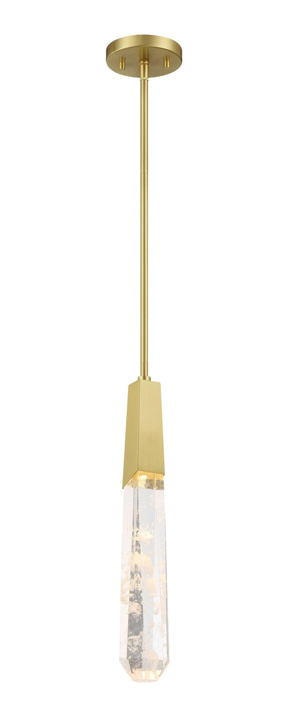 Drifting Droplets LED Mini Pendant in Brushed Brass - available from The Lighting Shoppe, trusted by Canadian homeowners