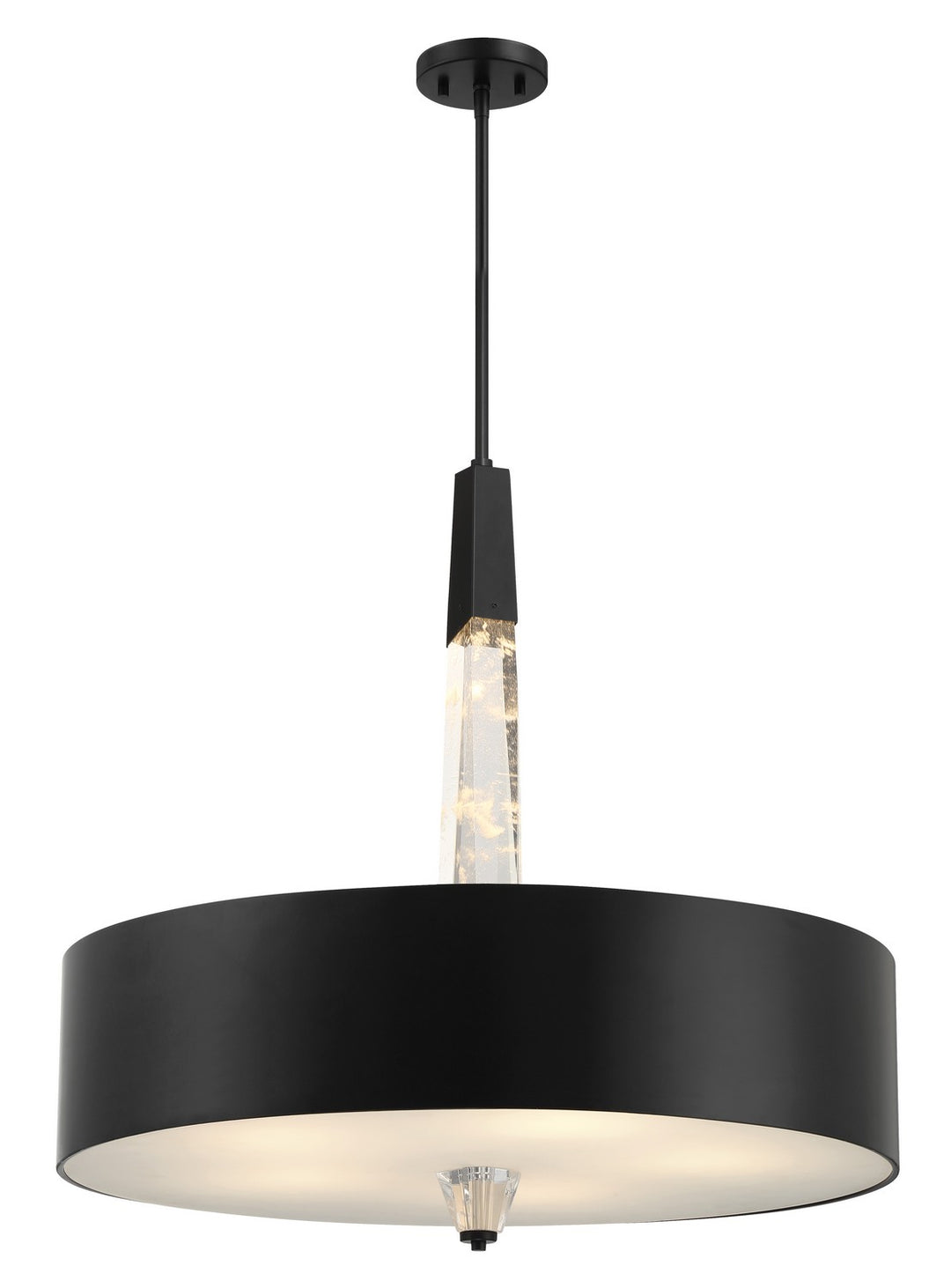 Drifting Droplets LED Pendant in Coal Black - available from The Lighting Shoppe, trusted by Canadian homeowners