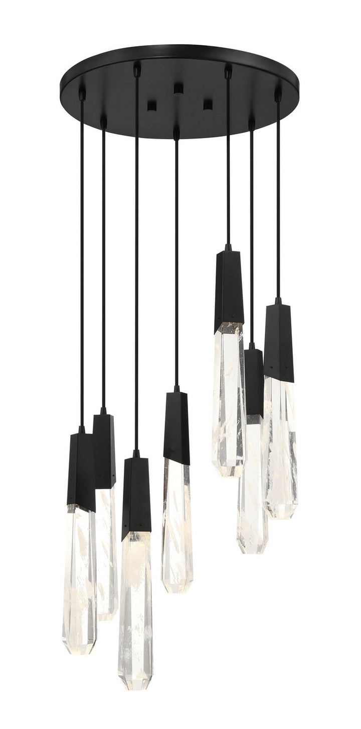 Drifting Droplets LED Pendant in Coal Black - available from The Lighting Shoppe, trusted by Canadian homeowners