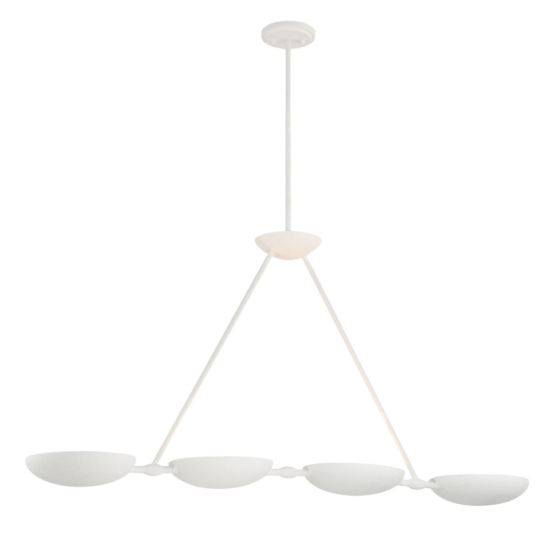 Undertas Four Light Island Pendant in Piastra White - available from The Lighting Shoppe, trusted by Canadian homeowners