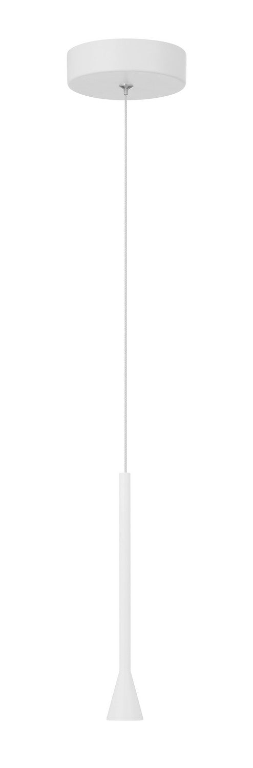 George Kovacs - P1456-44B-L - LED Mini Pendant - Piccolo - Matte White