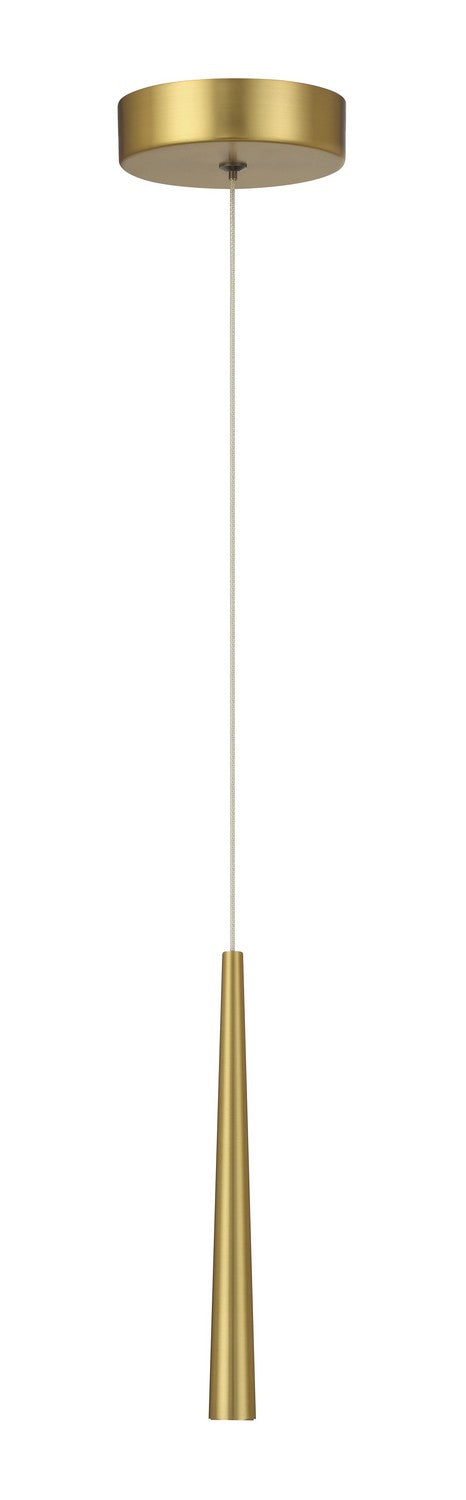 George Kovacs - P1458-695-L - LED Mini Pendant - Stretch - Soft Rass