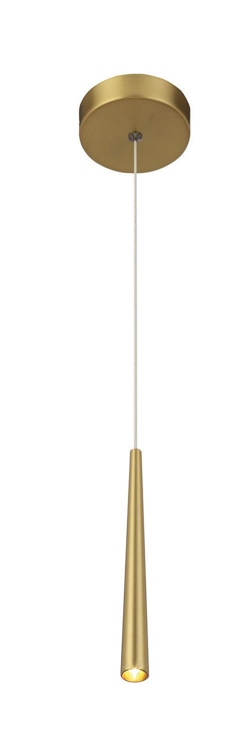 George Kovacs - P1458-695-L - LED Mini Pendant - Stretch - Soft Rass